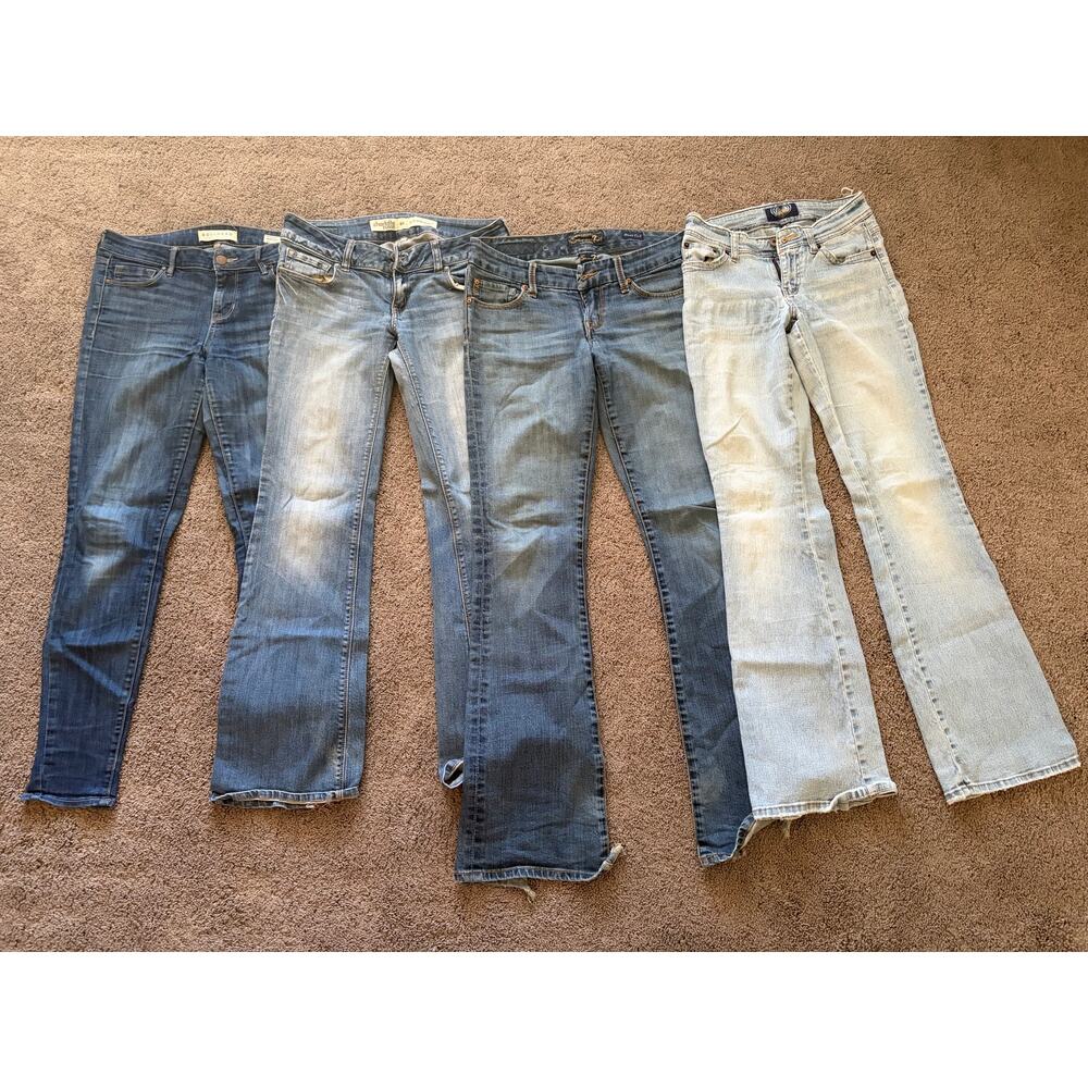 4 Pairs of Ripped Craft Jeans for Upcycling Project- Seven, Charlotte Russe, Etc - Picture 15 of 16